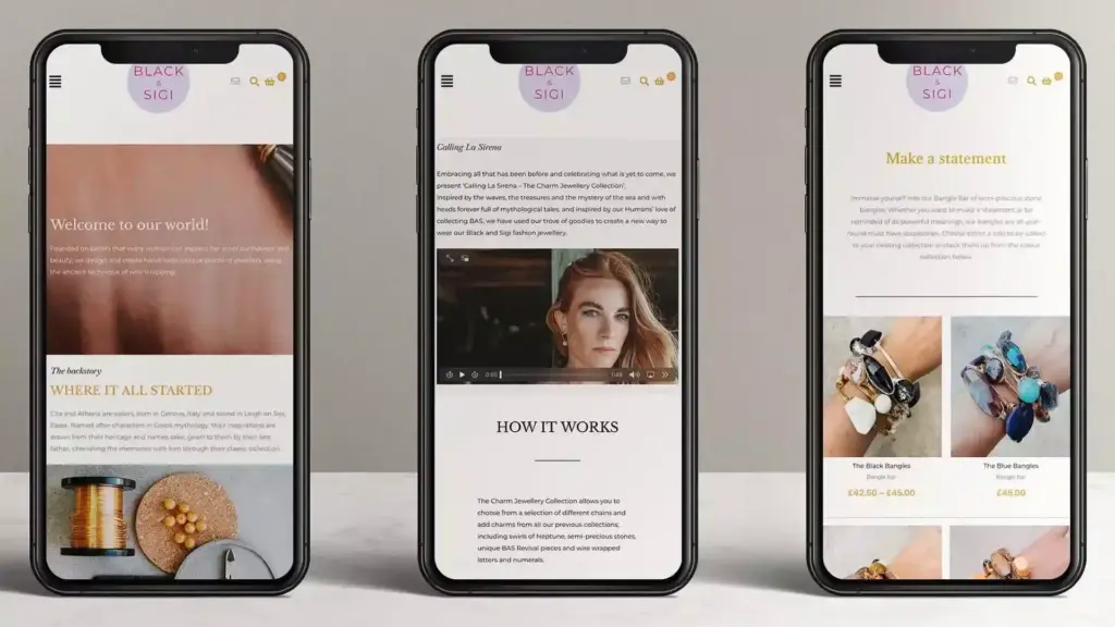 WooCommerce website design, retainers and management by studio estila