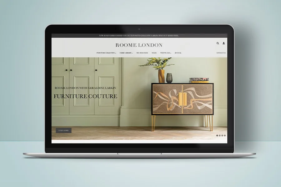 studio estila website design case study